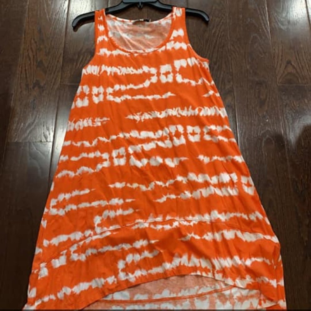 Orange Tie Dye Sundress